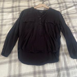 Black express dress shirt